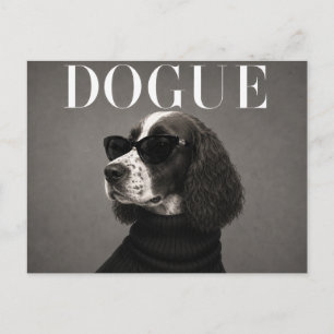 Postal Perro de aguas inglés de lujo