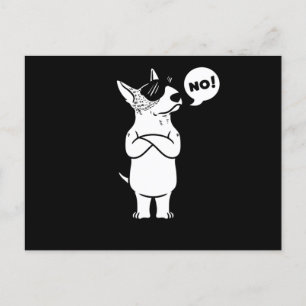 Postal Perro de Bull Terrier en miniatura