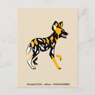 Postal Perro de caza de cabras - Perro pintado - Animal e
