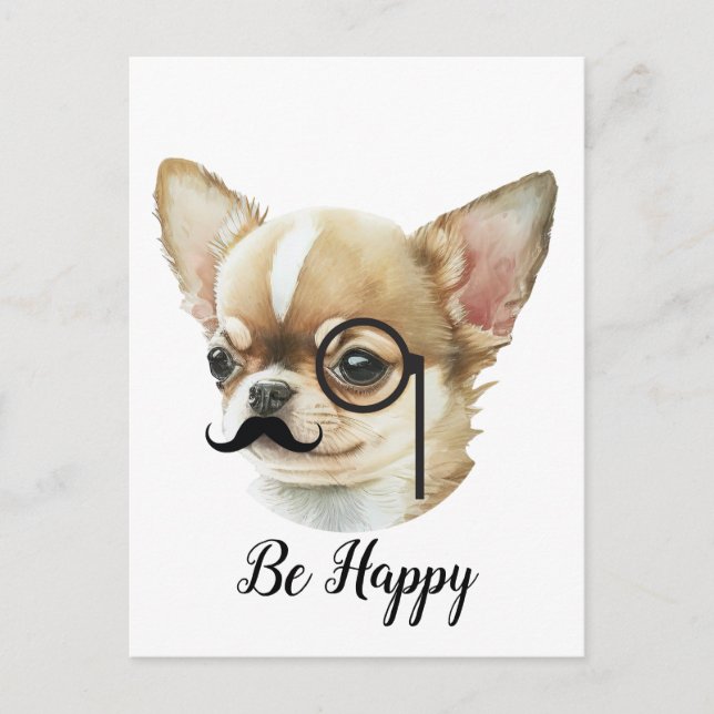 Postal Perro de Chihuahua (Anverso)