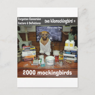Postal Perro de Conocimiento Conversión Olvidada Kilomock