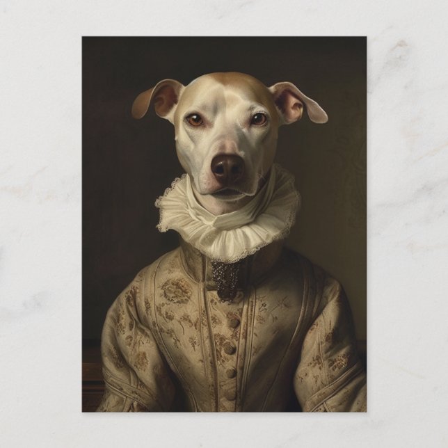 Postal Perro de época (Anverso)