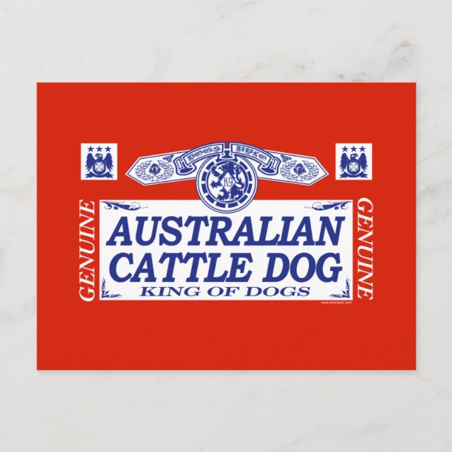 Postal Perro de ganado australiano (Anverso)