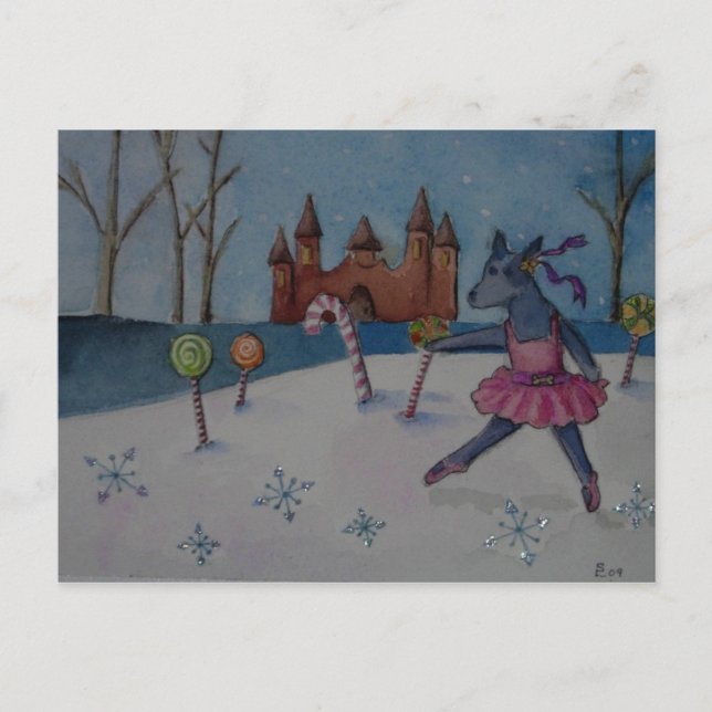 Postal perro de ganado de azúcares (Anverso)