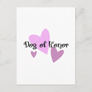 Postal Perro de honor