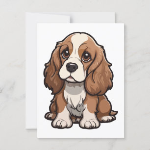 Postal Perro de la hebilla de Basset