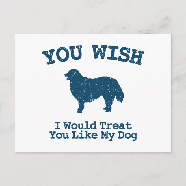 Postal Perro de montaña de Bernese (Anverso)