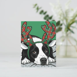 Postal Perro de Navidad