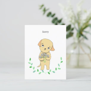 Postal Perro de Oopsie Daisies, acribillador de personali