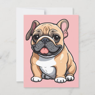 Postal Perro de pug