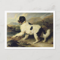 Perro de Terranova llamado León, 1824 (aceite en l
