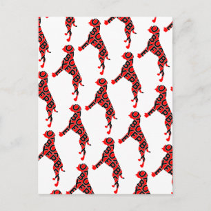 Postal Perro de Texto Boxer