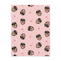 Perro de verano lindo con patrón de gafas de sol