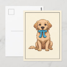 Perro Del Día Pi Con Símbolo Pi | Feliz Día De Pi