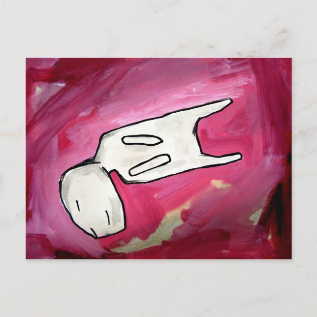 Postal perro el dormir Dino (Anverso)