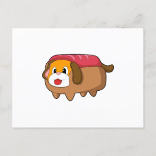 Postal Perro en Hotdog
