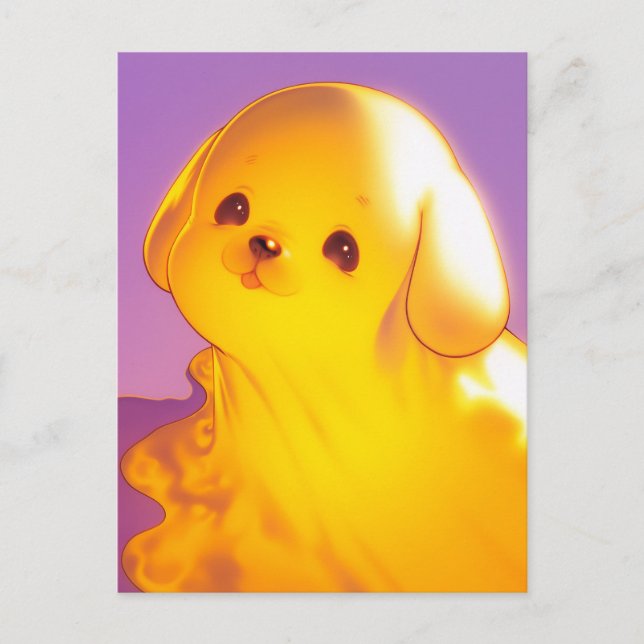 Postal Perro fantasma (Anverso)