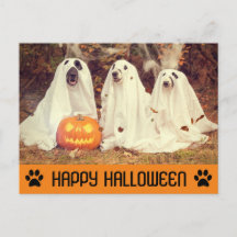 Perro fantasma de Halloween divertido