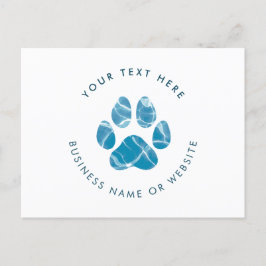 Postal Perro Groomer Lavado de Agua Paws Impresiones Prom