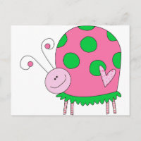 Perro Lil Pink and Green Ladybug