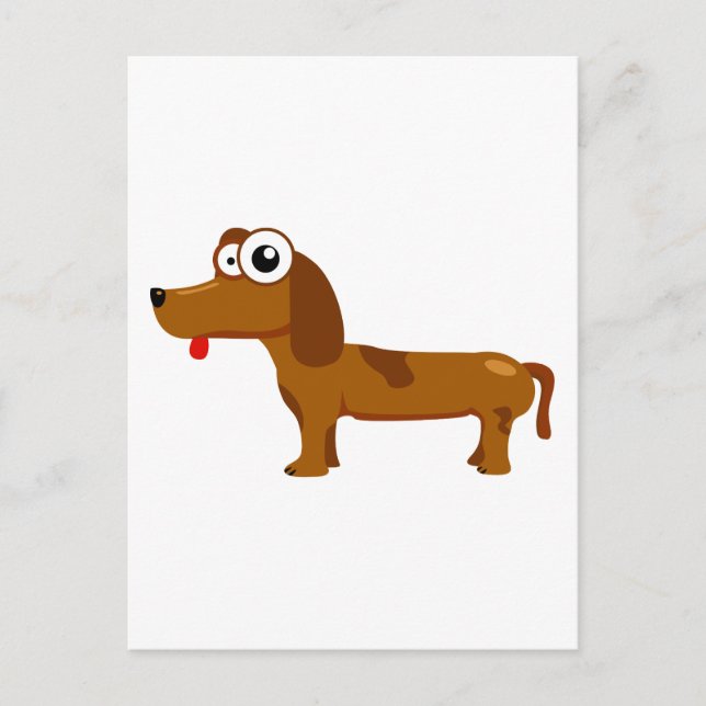 Postal Perro lindo (Anverso)