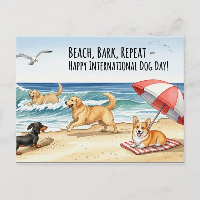 Postal Perro Lover Golden Retriever Dog (Anverso)