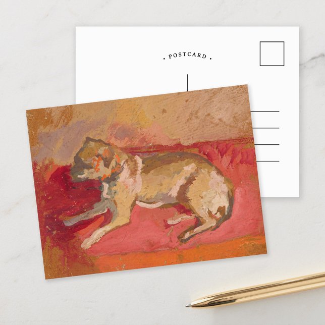 Postal Perro mentiroso | Zygmunt Waliszewski (Subido por el creador)