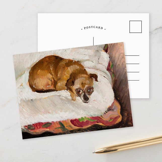 Postal Perro mentiroso | Zygmunt Waliszewski (Subido por el creador)