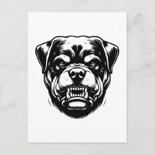 Postal Perro Rottweiler