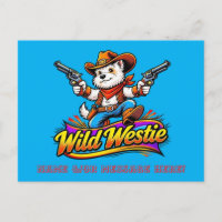 Perro vaquero Westie salvaje