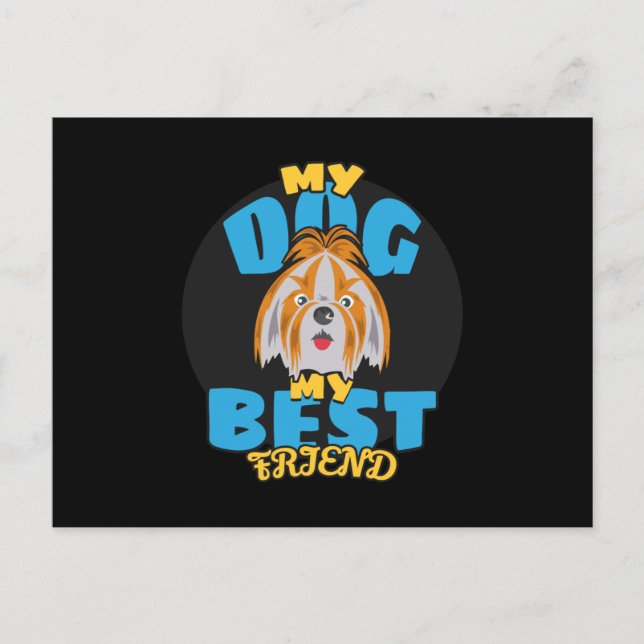 Postal Perros con amante de los perros adorables idea de  (Anverso)