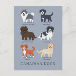 Postal Perros de Canadá