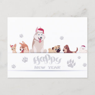 Postal Perros De Vacaciones Cutas