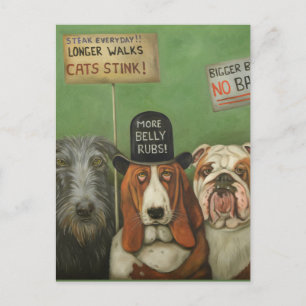 Postal Perros En Huelga