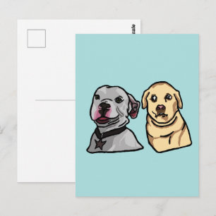Postal Perros Memes Lindos