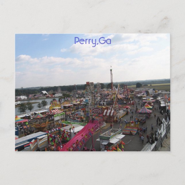Postal Perry, Ga (Anverso)