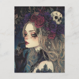 Postal Perséfone Reina del Inframundo