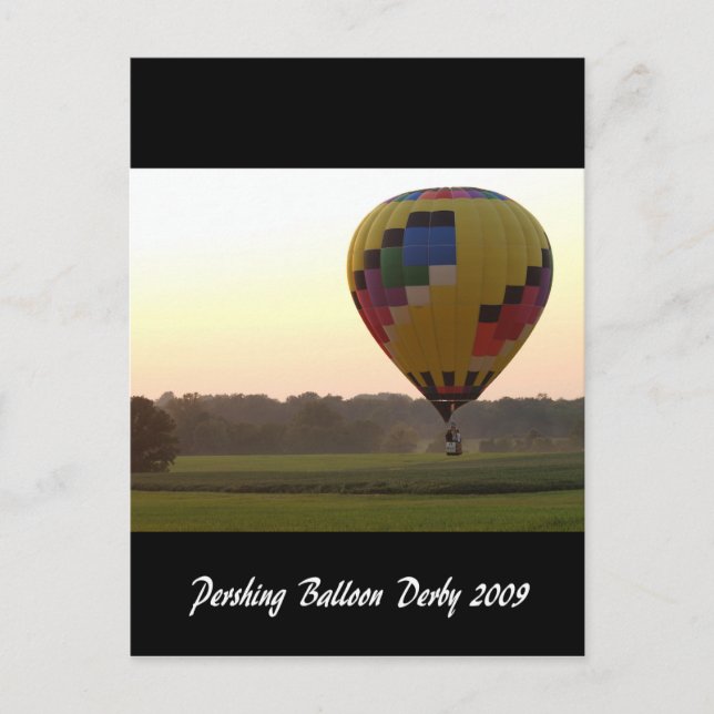 Postal Pershing Balloon Derby 2009 (Anverso)