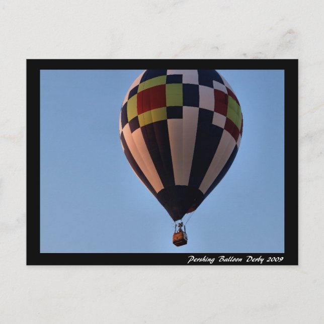 Postal Pershing Balloon Derby 2009 (Anverso)