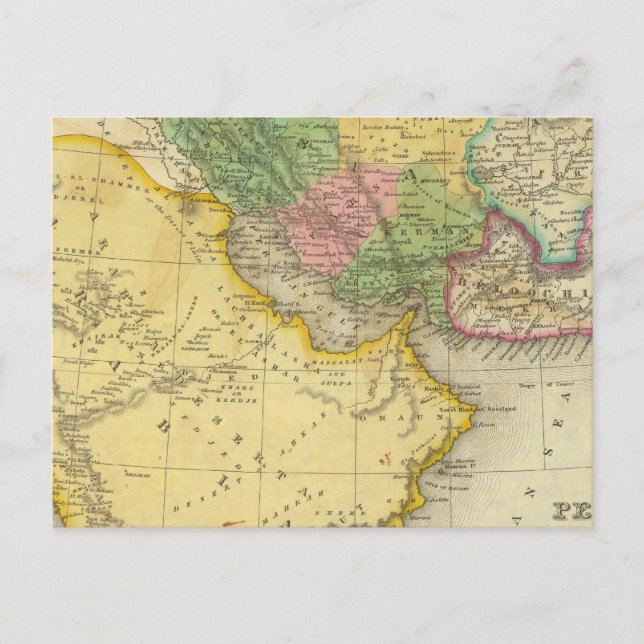 Postal Persia Arabia (Anverso)