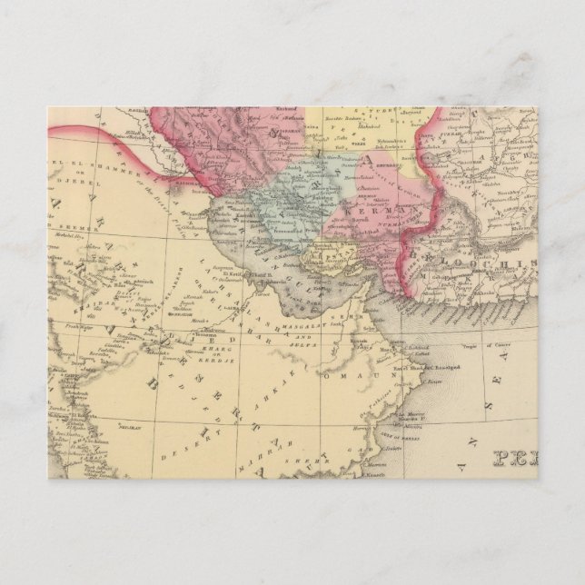 Postal Persia, Arabia 2 (Anverso)