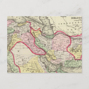 Postal Persia, Arabia, Turquía, Afganistán, Beluchistán