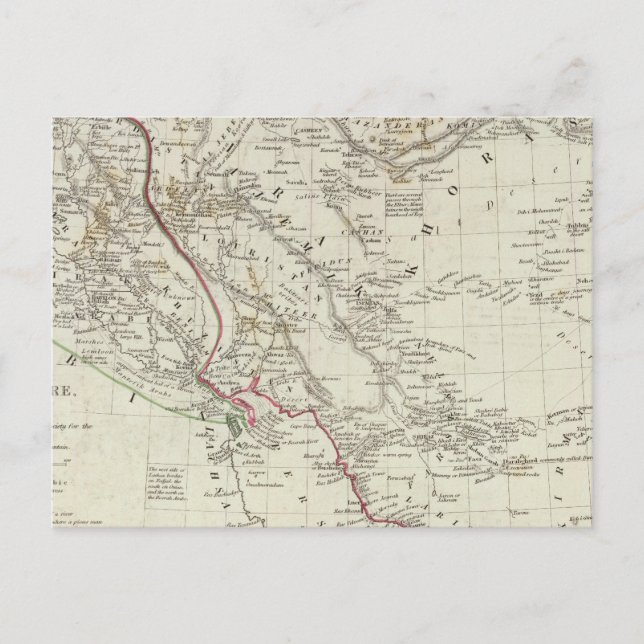 Postal Persia, Imperio Otomano (Anverso)