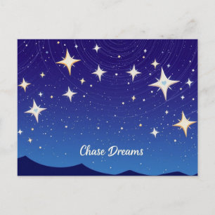 Postal Persigue Estrellas de Sueños