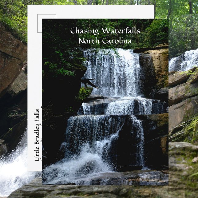Postal Persiguiendo cascadas en las montañas de Carolina  (Subido por el creador)
