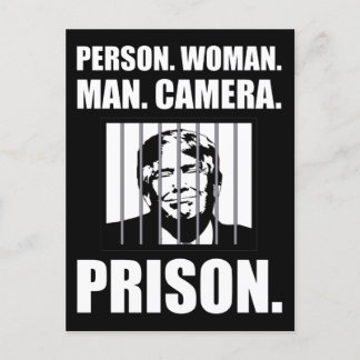 Postal Persona. Mujer. Hombre. Cámara. Prisión.