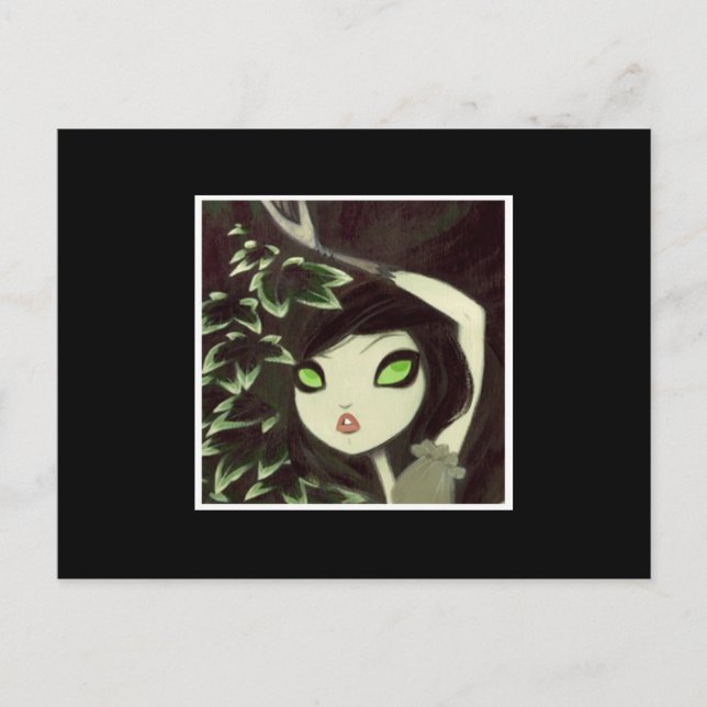 Postal Personaje de Cuento de Hadas Oscuro 16 (Anverso)
