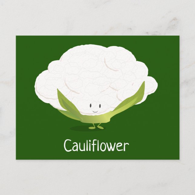Postal Personajes de Cauliflower (Anverso)