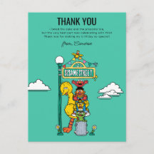 Personajes de la Calle Sesame y Señal de la Calle