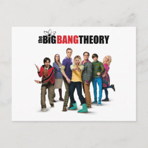 Postal Personajes de la Teoría del Big Bang